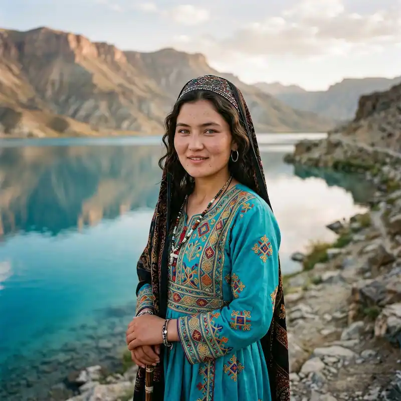 عکس دختر افغانی | یگانه، ۲۲ ساله از هرات