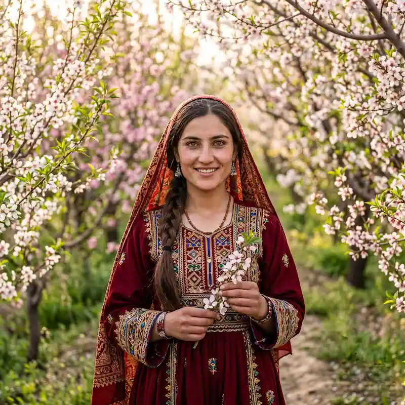 عکس دختر افغانی زیبا | زحل، ۲۳ ساله مقیم مشهد