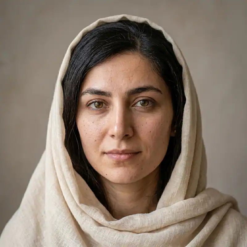 دختر افغانی مقیم ایران | فریبا، ۲۳ ساله مقیم مشهد