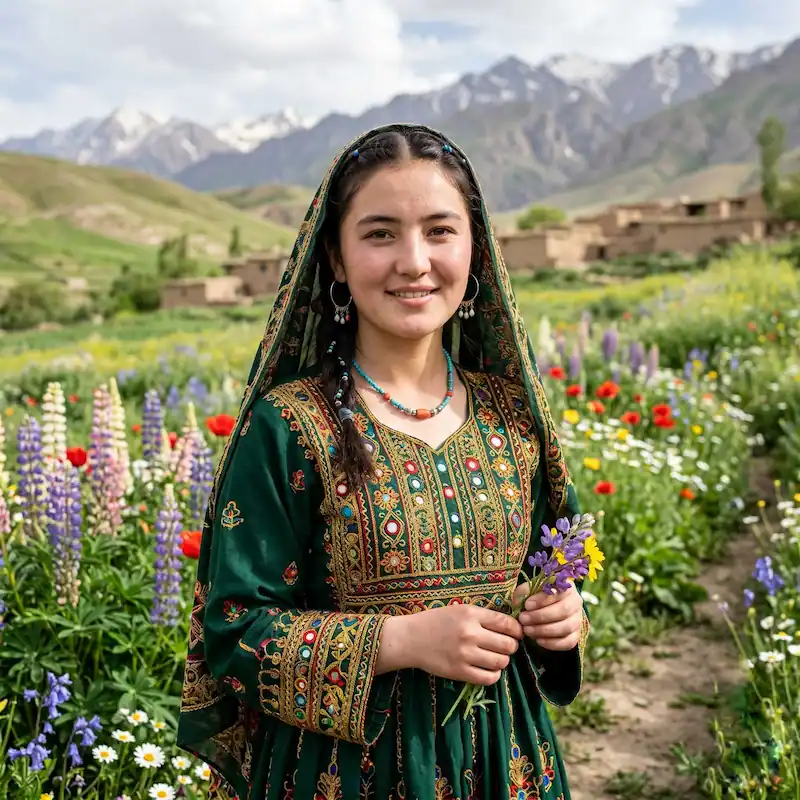زیباترین دختر افغانی مقیم ایران | الهه، ۲۰ ساله مقیم اصفهان