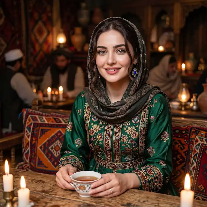 عکس دختر افغانی زیبا | زرنگار، ۲۵ ساله مقیم زاهدان