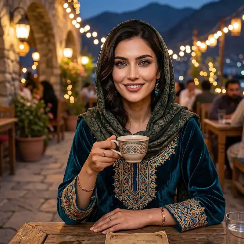 عکس دختر افغانی زیبا | سحاب، ۲۱ ساله از کندز