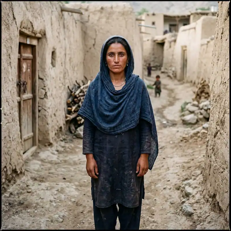 عکس دختر افغانی زیبا | سیمین، ۲۰ ساله از فراه