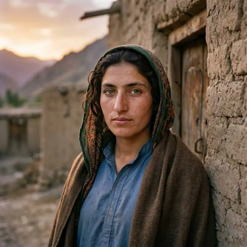 عکس دختر افغانی زیبا | مهرانگیز، ۲۸ ساله از قندهار
