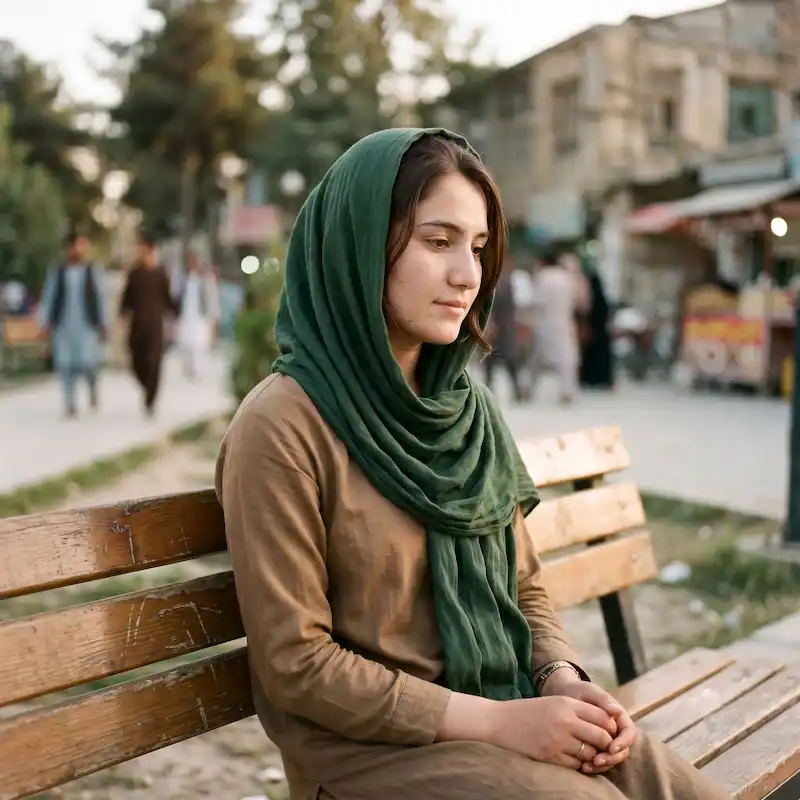 دختر افغانی زیبا | فرحناز، ۲۴ ساله از مزارشریف