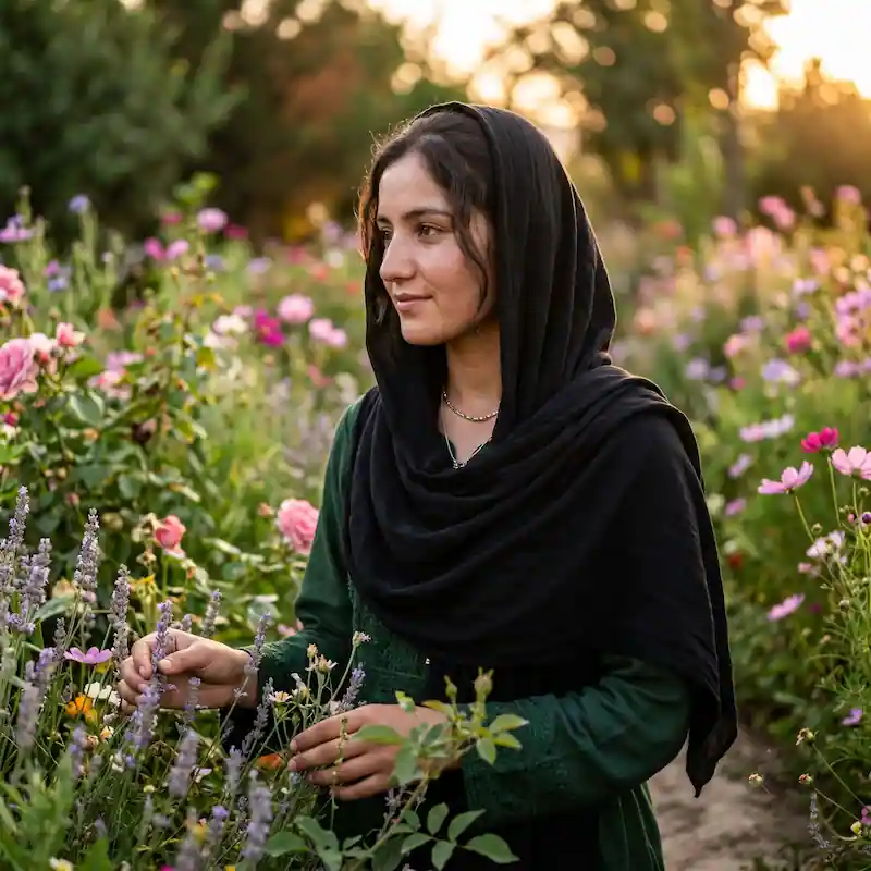عکس دختر افغانی زیبا | لطیفه، ۲۷ ساله مقیم شیراز