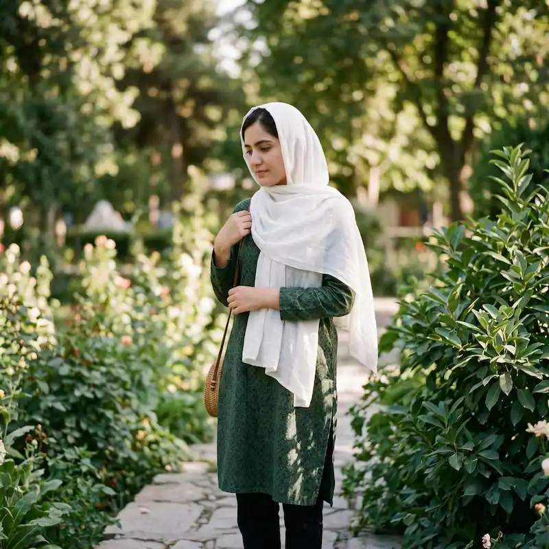 زیباترین دختر افغانی مقیم ایران | پری‌گل، ۳۴ ساله مقیم اصفهان