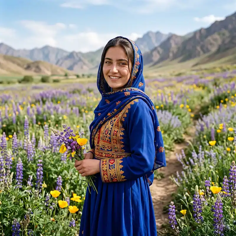 عکس دختر افغانی زیبا | انیسه، ۲۲ ساله از هرات